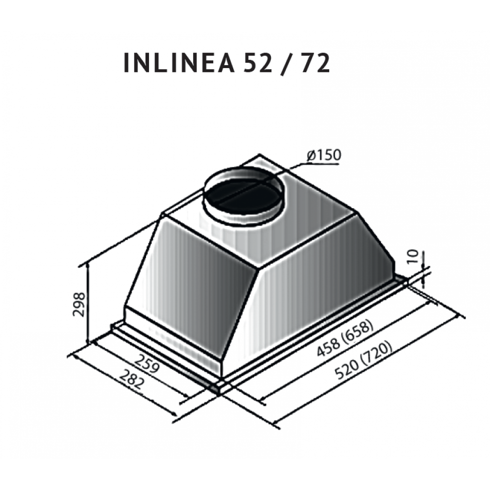 Встраиваемая вытяжка KUPPERSBERG Kuppersberg INLINEA 52 BX Встраиваемая вытяжка KUPPERSBERG Kuppersberg INLINEA 52 BX