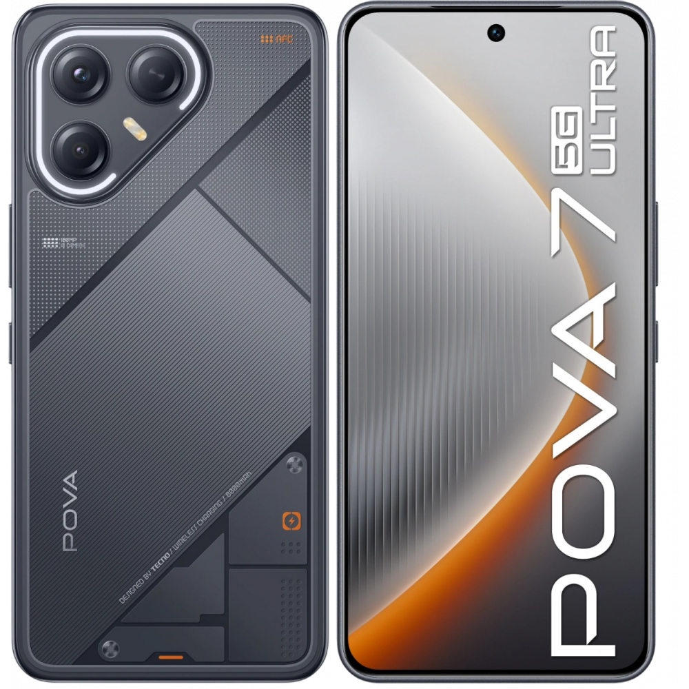 Смартфон TECNO Pova 7 Ultra 5G LJ9 256+8 GEEK BLACK