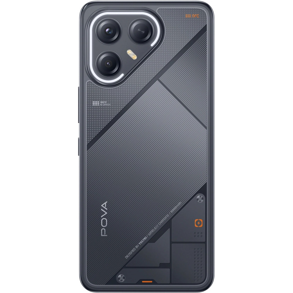 Смартфон TECNO Pova 7 Ultra 5G LJ9 256+8 GEEK BLACK