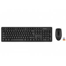 Клавиатура + мышь A4Tech 3330N клавчерный мышьчерный USB беспроводная Multimedia A4Tech 3330N
