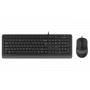 Клавиатура + мышь A4Tech Fstyler F1010 клавчерныйсерый мышьчерныйсерый USB Multimedia (F1010 GRE F1010 GREY A4Tech F1010 GREY