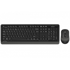 Клавиатура + мышь A4Tech Fstyler FG1010 клавчерныйсерый мышьчерныйсерый USB беспроводная Multime FG1010 GREY A4Tech FG1010 GREY