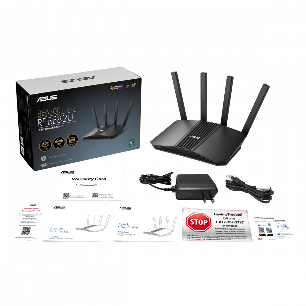 Маршрутизатор ASUS RT-BE82U ASUS RT-BE82U