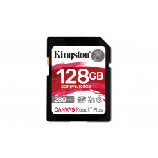 Карта памяти  Kingston 128GB SDXC Canvas React Plus UHS-II 280R100W U3 V60 Kingston SDR2V6128GB