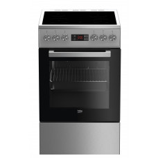 Плита электрическая Beko FSM57300GX черный, конфорок 4 шт, духовка 55 л, 50 см x 85 см x 60 см