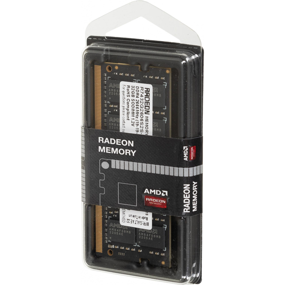 Память DDR4 32Gb 2666MHz AMD R7432G2606S2S-U
