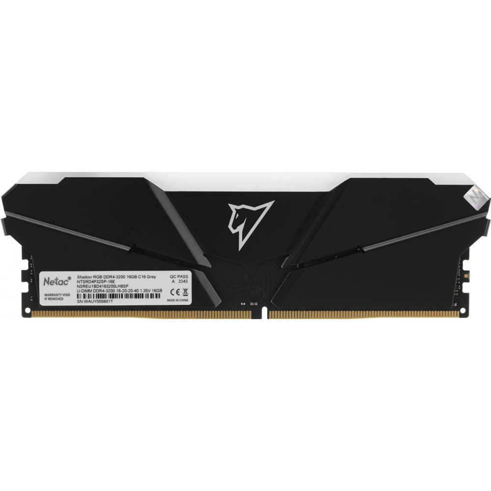 Память DDR4 16Gb 3200MHz Netac NTSRD4P32SP-16E