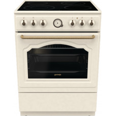 Плита электрическая Gorenje GECS6B70CLI белый, конфорок 4 электрических, духовка 71 л, 60 см x 85 см x 60 см