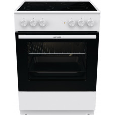 Плита электрическая Gorenje GEC6A11WG белый, конфорок 4 шт, духовка 65 л, 60 см x 85 см x 60 см