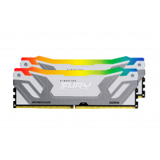 Модуль памяти Kingston 48Gb DDR5 8800 FURY Renegade белый RGb On-Die ECC CUDIMM CL42 kit 2*24gb