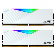 Оперативная память XPG Lancer, DDR5, 64Gb (2x32Gb), 6000MHz, CL30, DIMM, с радиаторами, RGb, белый