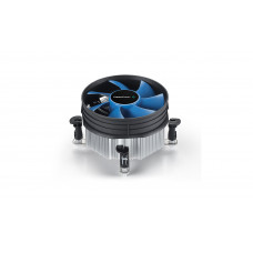 Кулер для процессора DEEPCOOL THETA 21 PWM черный/синий, 92 мм, алюминий, 2400 об/мин, 33.4 дБ, 4 pin, 95 Вт, 60.5 мм