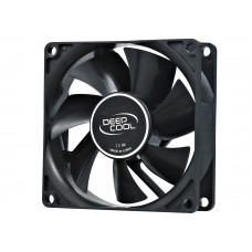 Вентилятор для корпуса DEEPCOOL XFAN 80 черный, 80 мм, 1800 об/мин, 20.3 дБ, 4 pin