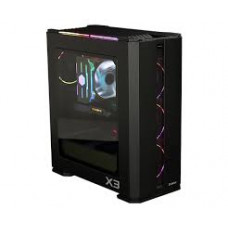 Компьютерный корпус ZALMAN X3, ATX, BLACK, WINDOW, 2x3.5", 2x2.5", 2xUSB2.0, 2xUSB3.0, FRONT 3x120mm RGb, REAR 1x120mm RGb