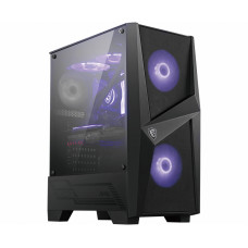 Компьютерный корпус MSI MAG FORGE 100M / mid-tower, ATX, tempered glass side panel / 2x RGb 120mm & 1x 120mm fans inc. / MAG FORGE 100M