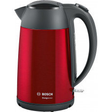 Чайник электрический Bosch TWK3P424 1.7л. 2400Вт красный (корпус: нержавеющая сталь)