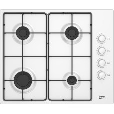 Встраиваемая газовая варочная поверхность Beko HIGG 64123 SW, белый