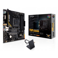 Материнская плата ASUS TUF GAMING A520M-PLUS WIFI, AM4, AMD A520, 4xDDR4, 4xSATA, 1xM.2, 1xPCIe 3.0 x16, 2xPCIe x1, 1xVGA, 1xHDMI, 1xDP, 1x 1Gb LAN, 2xUSB-A 3.2 Gen 1, 2xUSB-A 2.0, 3x3.5 мм, 7.1, mATX