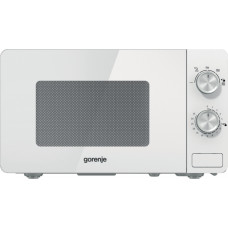Микроволновая печь Gorenje MO20E1W2 белый, 20 л, 800 Вт, переключатели - поворотный механизм