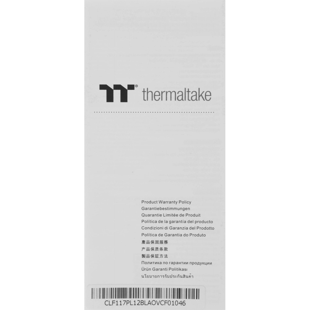 Вентилятор для корпуса Thermaltake CL-F117-PL12BL-A