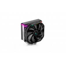 Кулер для процессора DEEPCOOL AS500 черный, 140 мм, алюминий/медь, 1200 об/мин, 26 дБ, 4 pin, 220 Вт, 164 мм