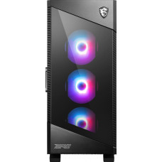 Компьютерный корпус MSI MPG VELOX 100R 2xUSB 3.0, 1xType C, 4x120mm ARGB Fan, ARGB Control Board, Tempered Glass Window, Glass Front Panel, Brown Box (829315)