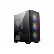 Компьютерный корпус MSI MAG FORGE M100R 1xUSB 3.0, 2xUSB 2.0, 4x120mm ARGb Fan, ARGb Control Board, Tempered Glass Window, Brown Box (932220)