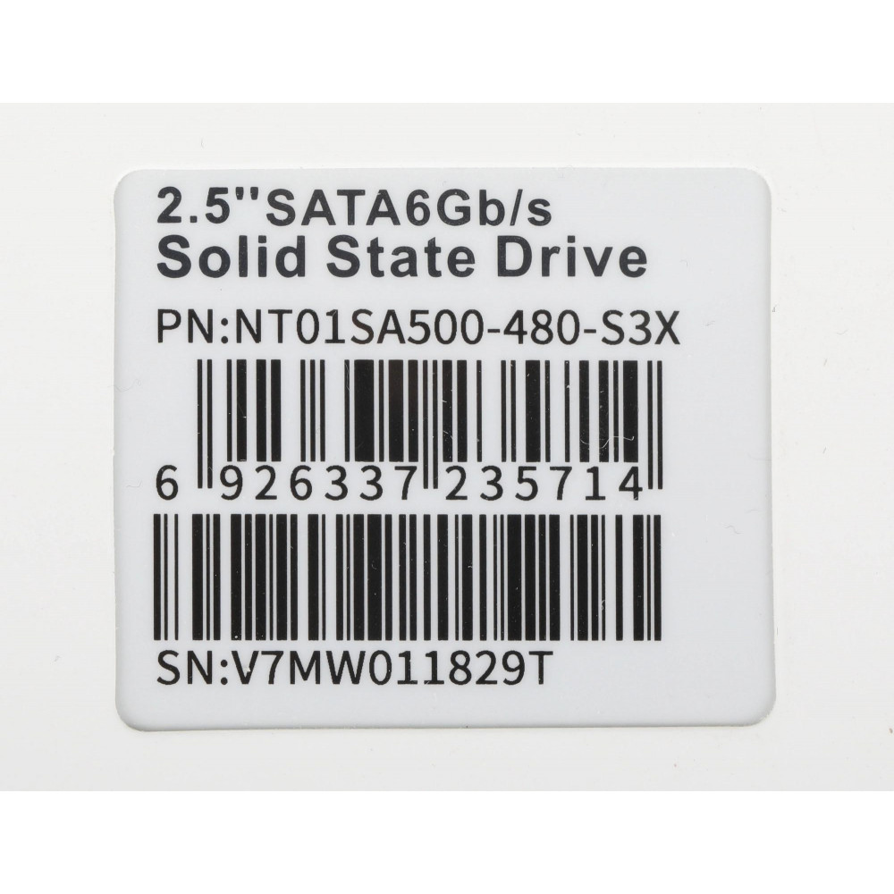 Накопитель SSD Netac NT01SA500-480-S3X