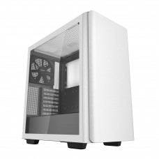 Компьютерный корпус Deepcool CK500 WH белый без БП ATX 2x120mm 1x140mm 2xUSB3.0 audio bott PSU