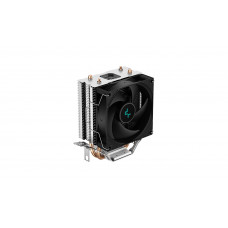 Кулер для процессора DEEPCOOL AG200 черный, 92 мм, алюминий/медь, 3050 об/мин, 30.5 дБ, 4 pin, 100 Вт, 133 мм