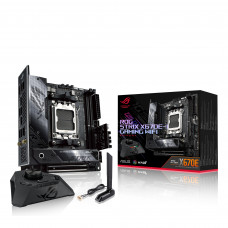 Материнская плата ASUS ROG STRIX X670E-I GAMING WIFI, AM5, AMD X670, 2xDDR5, 2xSATA, 2xM.2, 1xPCI-E 5.0 x16, 1xHDMI, 2xUSB-C, 1x 2.5Gb LAN, 3xUSB-A 3.2 Gen 2, 2xUSB-A 2.0, 7.1, Mini-ITX