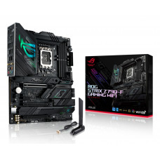 Материнская плата ASUS ROG STRIX Z790-F GAMING WIFI, LGA 1700, Intel Z790, 4xDDR5, 4xSATA, 4xM.2, 1xPCIe 5.0 x16, 2xPCIe 4.0 x4, 1xHDMI, 1xDP, 1x 2.5Gb LAN, 2xUSB-A 3.2 Gen 2, 4xUSB-A 3.2 Gen 1, 4xUSB-A 2.0, 5x3.5 мм, 7.1, Standard-ATX