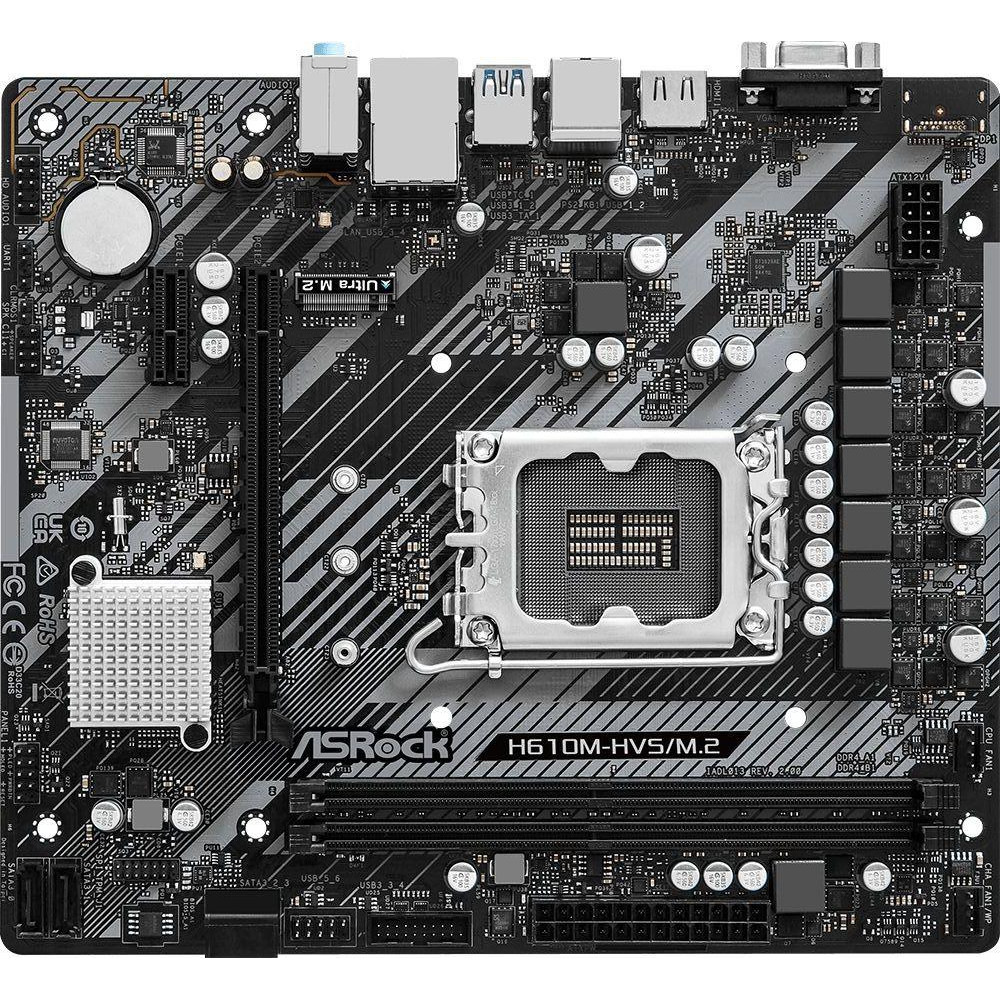 Материнская плата ASRock H610M-HVSM.2 R2.0