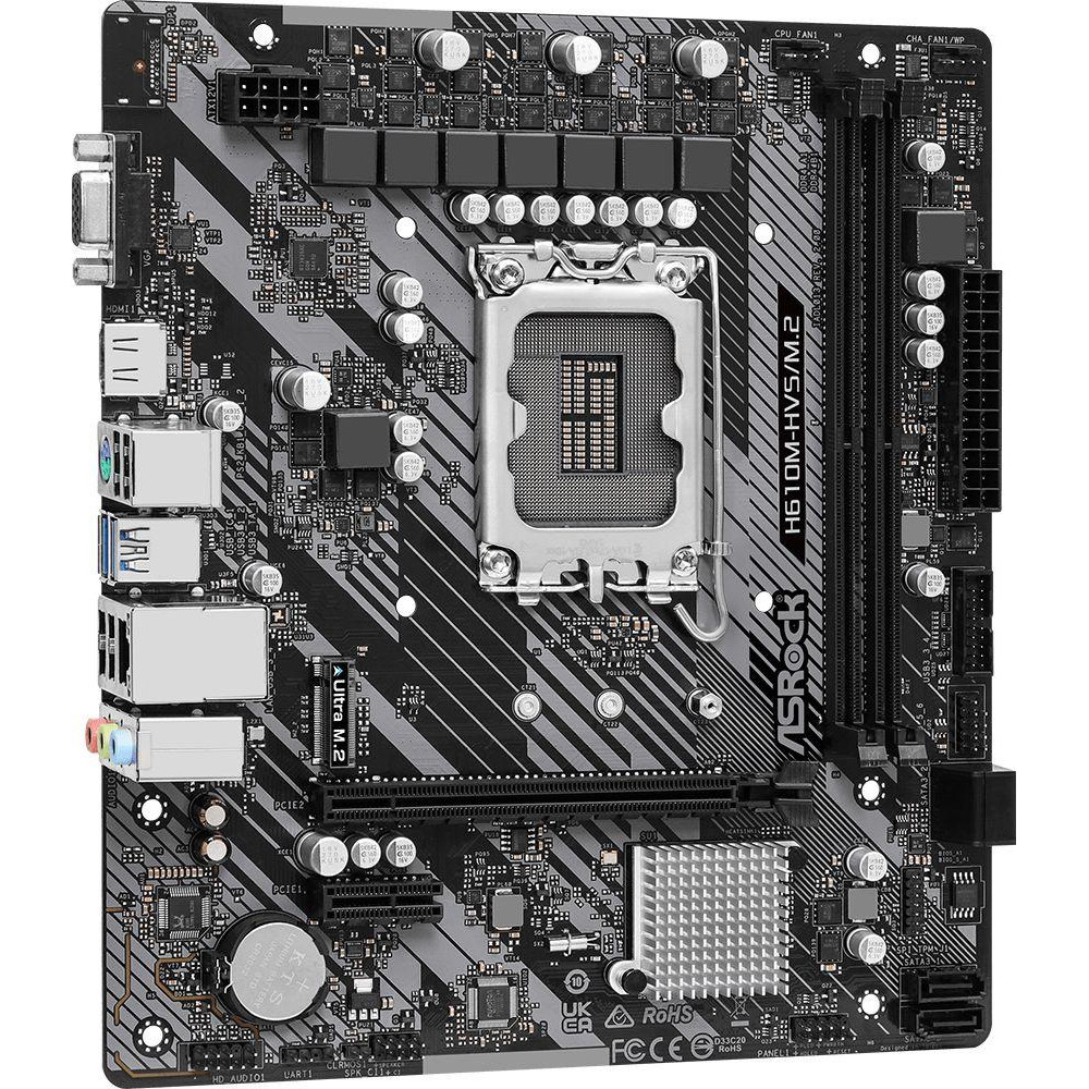 Материнская плата ASRock H610M-HVSM.2 R2.0