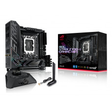 Материнская плата ASUS ROG STRIX Z790-I GAMING WIFI, LGA 1700, Intel Z790, 2xDDR5, 2xSATA, 2xM.2, 1xPCIe 5.0 x16, 1xHDMI, 2xUSB Type-C, 1x 2.5Gb LAN, 1xUSB-A 3.2 Gen 2, 3xUSB-A 3.2 Gen 1, 3xUSB-A 2.0, 2x3.5 мм, 7.1, Mini-ITX