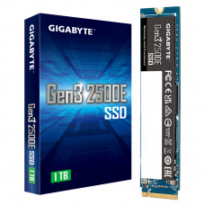 Накопитель SSD GIGABYTE AORUS Gen3 2500E, 1ТБ, M.2 2280, PCIe 3.0 x4, NVMe, R/W 2400/1800