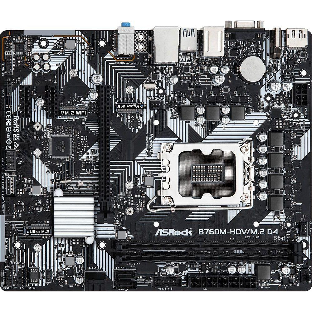 Материнская плата ASRock B760M-HDVM.2 D4