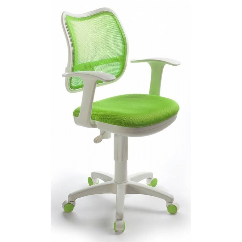 Компьютерное кресло Бюрократ CH-W797 White/Light-Green
