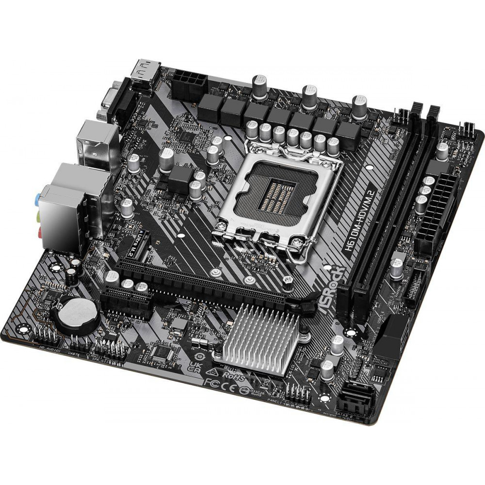 Материнская плата ASRock H610M-HDVM.2 R2.0