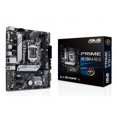 Материнская плата ASUS PRIME H510M-A R2.0, LGA 1200, Intel H470, 2xDDR4, 4xSATA, 1xM.2, 1xPCI-E 4.0 x16, 2xPCI-E x1, 1xHDMI, 1xDP, 1xVGA, 4xUSB-A 3.2 Gen 1, 2xUSB-A 2.0, 1x 1Gb LAN, 3x3.5 мм, 7.1, Micro-ATX