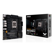 Материнская плата ASUS TUF GAMING B650M-E, AM5, AMD B650, 4xDDR5, 4xSATA, 2xM.2, 1xPCIe 4.0 x16, 2xPCIe x1, 2xDP, 1xHDMI, 1x 2.5Gb LAN, 1xUSB-A 3.2 Gen 2, 2xUSB-A 3.2 Gen 1, 4xUSB 2.0, 1xUSB-C 3.2 Gen 2, 3x3.5 мм, 7.1, mATX