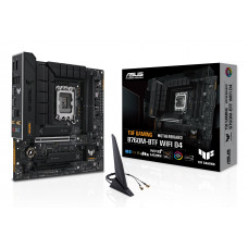 Материнская плата ASUS TUF GAMING B760M-BTF WIFI D4, LGA 1700, Intel B760, 4xDDR4, 4xSATA, 3xM.2, 1xPCIe 5.0 x16, 1xPCIe 4.0 x4, 1xPCIe x1, 1xUSB-A 3.2 Gen 2, 2xUSB-A 3.2 Gen 1, 4xUSB 2.0, 1xUSB-C 3.2 Gen 1, 1xUSB-C 3.2 Gen 2, 1x2.5Gb LAN, 3x3.5 мм, 7.1, 