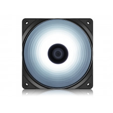 Вентилятор DEEPCOOL RF120W DP-FLED-RF120-WH черный 120мм 1300rpm 22db 4-pin