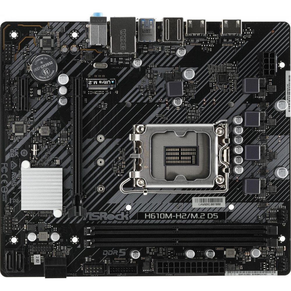 Материнская плата ASRock H610M-H2M.2 D5