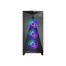 Компьютерный корпус MSI MPG GUNGNIR 300R AIRFLOW Midi Tower, EATX, 2xUSB 3.2 Gen 1, 1xUSB 3.2 Gen2 Type-C,4x120mm PWM ARGB Fan, ARGB+PWM Control Board, Tempered Glass Window