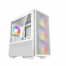 Компьютерный корпус Deepcool CH560 WH без БП, боковое окно (закаленное стекло)