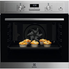 Духовой шкаф электрический Electrolux EOD3H70X серебристый