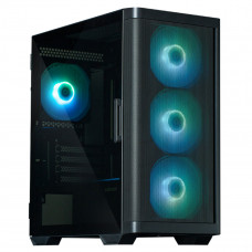 Компьютерный корпус ZALMAN M4, MATX, черный, WINDOW, 1xCombo (3.5'' or 2.5''), 1x3.5", 2x2.5", 1xUSB2.0, 2xUSB3.0, FRONT 3x120mm ARGb, REAR 1x120mm ARGb
