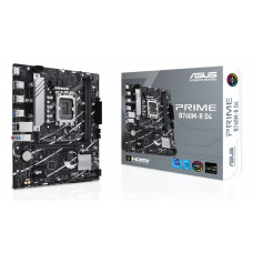 Материнская плата ASUS PRIME B760M-R D4, LGA 1700, Intel B760, 2xDDR4, 4xSATA, 2xM.2, 1xPCIe 4.0 x16, 1xPCIe x1, 1xHDMI, 1x 2.5Gb LAN, 4xUSB-A 2.0, 4xUSB-A 3.2 Gen 1, 3x3.5 мм, 7.1, mATX
