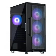 Компьютерный корпус ZALMAN I3 NEO ARGb черный, ATX, черный, FRONT MESH, WINDOW, 2x3.5", 3x2.5", 1xUSB2.0, 2xUSB3.0, FRONT 3x120mm ARGb, REAR 1x120mm ARGb